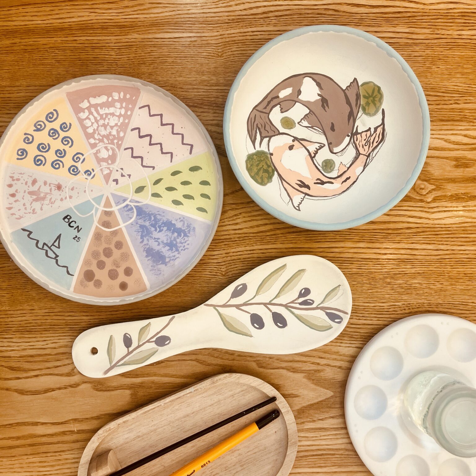 Organize a creative ceramic team building | La Pintoràmica
