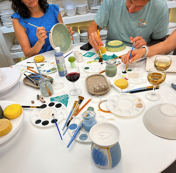 on pintar ceramica a Barcelona